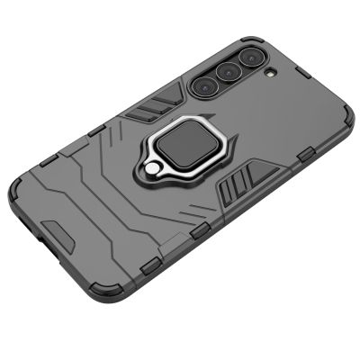 6. Ring Armor case for Samsung Galaxy S23+ armored cover magnetic holder ring black