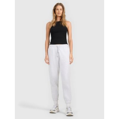 6. Women's slim ribbed knit top 4F 4FRAW25TSLEF310-20S