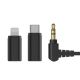 3. BOYA BOYAMIC 2-02 Wireless Lavalier Microphones 2.4 GHz - Black