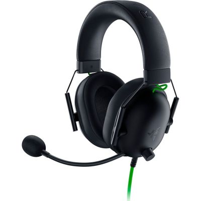 Razer Blackshark V2 X Wired Headband Gaming Headset Black, Green