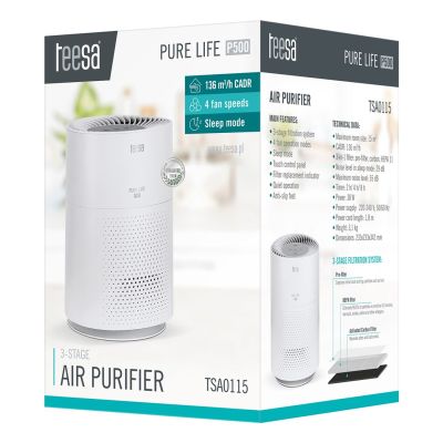 8. TEESA PURE LIFE P500 AIR PURIFIER