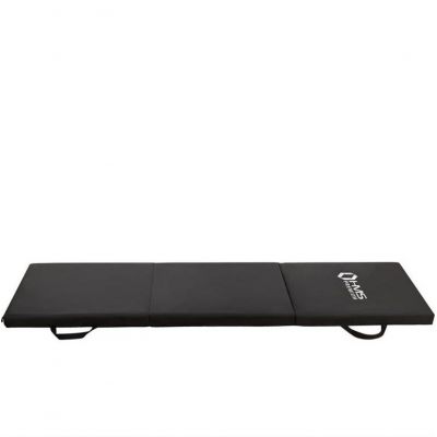 2. Folding gymnastics mattress black 1800x600x500mm HMS MGS02
