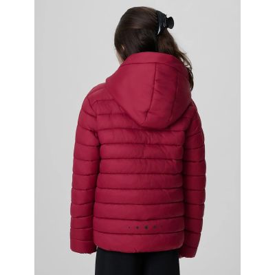 2. Girls' jacket with synthetic filling 4F 4FJRAW26TDJAF1054-60S