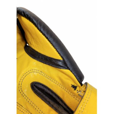 8. (W) TOP TEN FIGHT RTT-2 Boxing Gloves 10 oz Black and Yellow