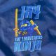 4. LEGO Ninjago Drawstring Bag 20286-2512 Blue One size