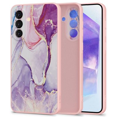 Tech-Protect Icon Case for Samsung Galaxy A56 5G - Marble - Pink