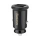 Baseus Grain Car Charger CCALL-ML01 mini charger 2x USB-A 3.1A - black