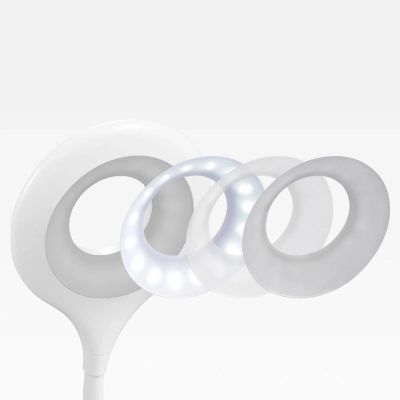 6. Mini Wozinsky Wireless LED Reading Lamp with Clip + USB-C Cable - White
