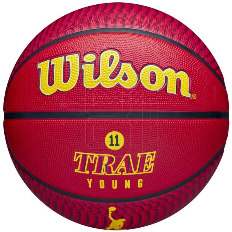 4. Basketball ball Wilson NBA Player Icon Trae Young Outdoor Ball WZ4013201XB