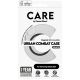 4. CARE by PanzerGlass Flagship Urban Combat Black QI Case for Samsung Galaxy S25 - Transparent