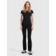 6. Women's knit leggings with flared legs 4F 4FRAW25TTIGF320-20S