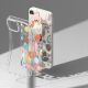 11. Ringke Fusion Design Armored Sleeve Cover with Gel Frame for iPhone 14 Plus transparent (Floral) (FD637E31)