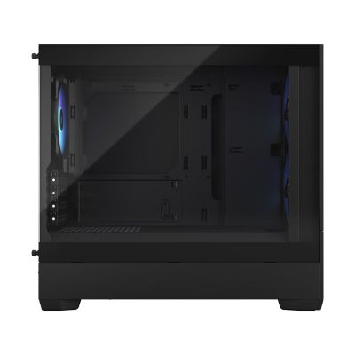 9. Fractal Pop Mini Air RGBBlack TG Clear Tint case