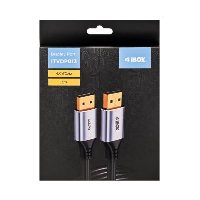 5. DisplayPort cable 4k60Hz gold plug 3m