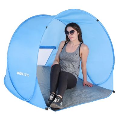 8. SELF-EXPLODING BEACH SCREEN TENT 145x105x100/75CM BLUE
