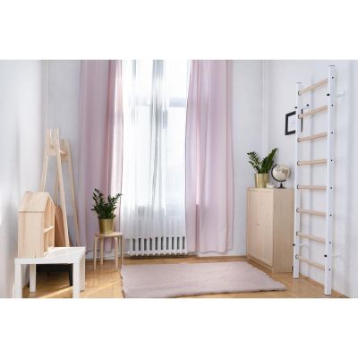 4. GYMNASTIC WOODEN AND METAL WALL BAR WITH 4 HANDLES BENCHK 200W