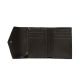 3. PINKO WOMEN'S LEATHER COMPACT WALLET CHEVRON