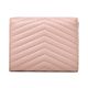 2. PINKO WOMEN'S LEATHER COMPACT WALLET CHEVRON