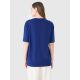3. Women's oversize plain T-shirt 4F 4FRSS25TTSHF2694-31S