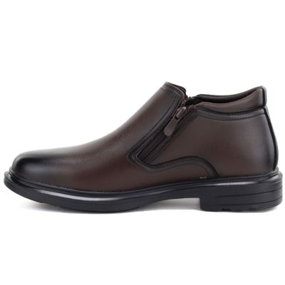 3. Men's brown ankle boots with zippers McKeylor 85229