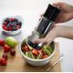 4. GEFU FLEXICUT food knife in various shapes Black, Gray, Transparent Plastic, Stainless Steel
