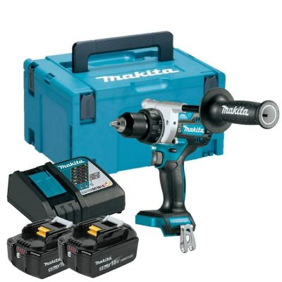 11. Makita DDF486RTJ 2100 RPM Drill Bit 2.6 kg Black, Blue