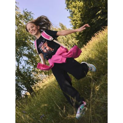 6. Girls' regular printed T-shirt 4F 4FJKAW26TTSHF4429-20S