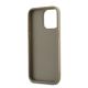 6. DKNY Wrist Strap Stock Logo case for iPhone 15 Pro - beige