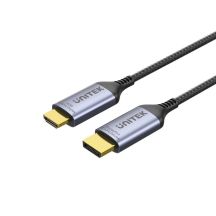 UNITEK DISPLAYPORT CABLE 1.4 TO HDMI 2.1, 8K, 1.8M