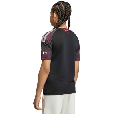 6. adidas Liverpool FC 26/27 Third Jersey Kids' Shirt Black and Pink KB8284