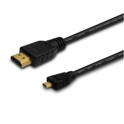 2. SAVIO cl-39 cable (HDMI M - Micro HDMI M; 1m; black)