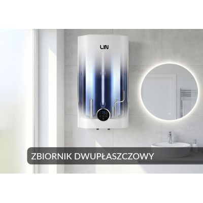3. Electric boiler LIN LIFVD1SMWH 80L SMART white WiFi