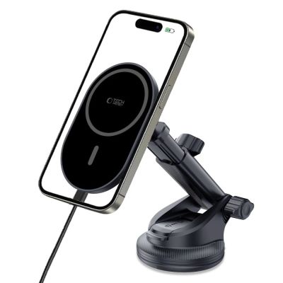 2. Tech-Protect mm15W-V6 Magnetic MagSafe Car Holder for Cockpit/Windshield/Air Vent - Black