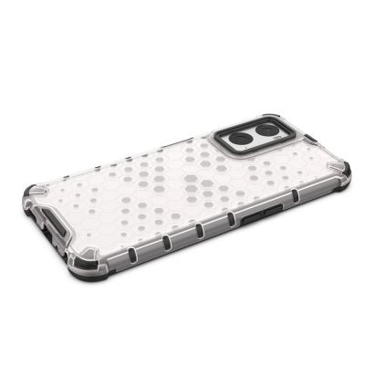 11. Honeycomb case armored cover with gel frame Oppo A76 / Oppo A36 / Realme 9i transparent
