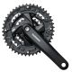 SHIMANO FCM371 crankset 48x36x26 black