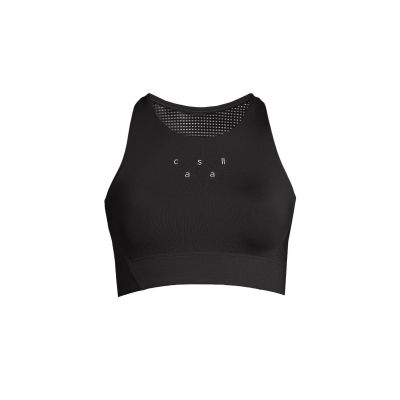 5. CASALL Iconic Longline Sports Bra Black