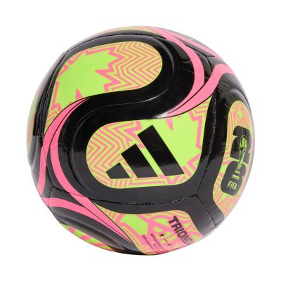 6. adidas World Cup 26 Trionda Club Football Black, Pink, and Green JD8053