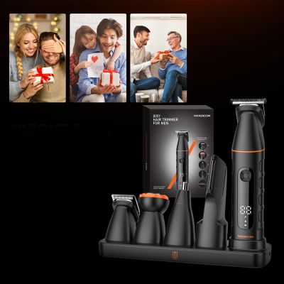 22. MAXGROOM LK-892 multifunctional trimmer with replaceable tips - black