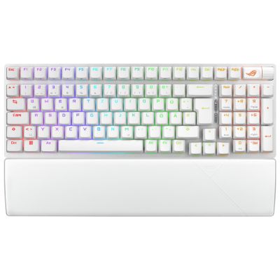 ASUS ROG Strix Scope II 96 Wireless Gaming Keyboard USB + RF Wireless + Bluetooth QWERTZ German White