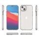 2. Spring Case case for iPhone 14 Plus silicone cover with frame light blue