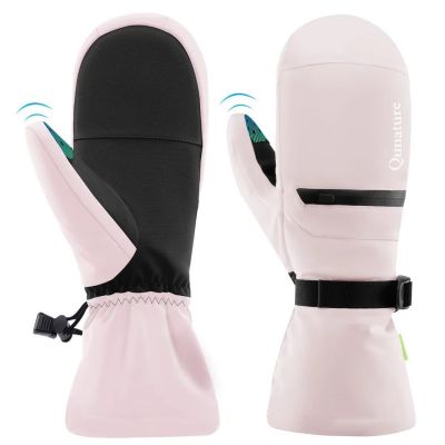 Qunature ski gloves 014-S345, pink, L