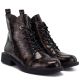 8. Women's patent leather brown ankle boots S.Barski HY62-8140