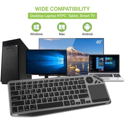 17. TECHLY WIRELESS DUAL BT/RF TOUCH KEYBOARD