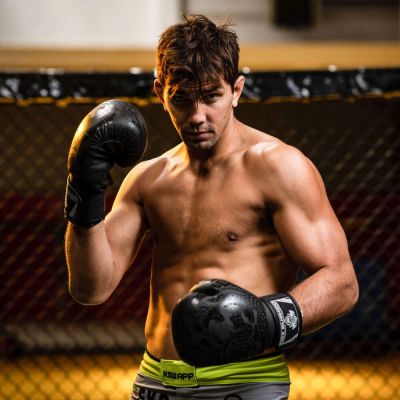 5. 8oz Boxing Gloves - Black Dragon - Valor Series