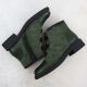 4. Green Women’s Suede-Look Lined Ankle Boots M.Daszyński SA252-4