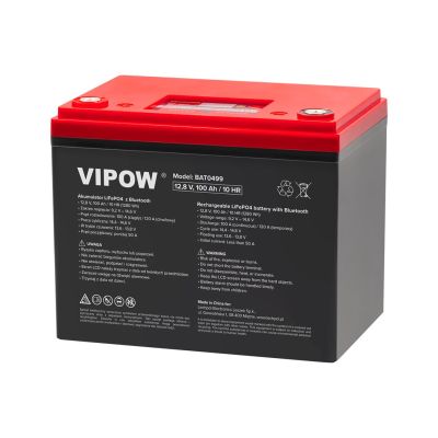 LiFePO4 100Ah Bluetooth battery.
