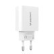 4. Wozinsky WLS-20W 20W USB-A USB-C Wall Charger with 1m USB-C - USB-C Cable - White