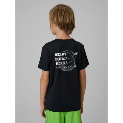 2. Boy's quick-drying sports T-shirt 4F 4FJRSS26TFTSM2390-20S