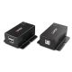 2. Lindy 43386 Network Extender Network Transmitter and Receiver Black