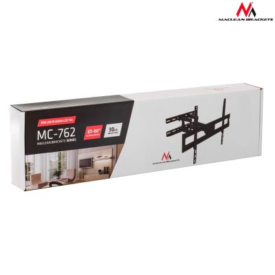 2. Maclean MC-762 TV mount (tiltable - 70"; max. 30kg)
